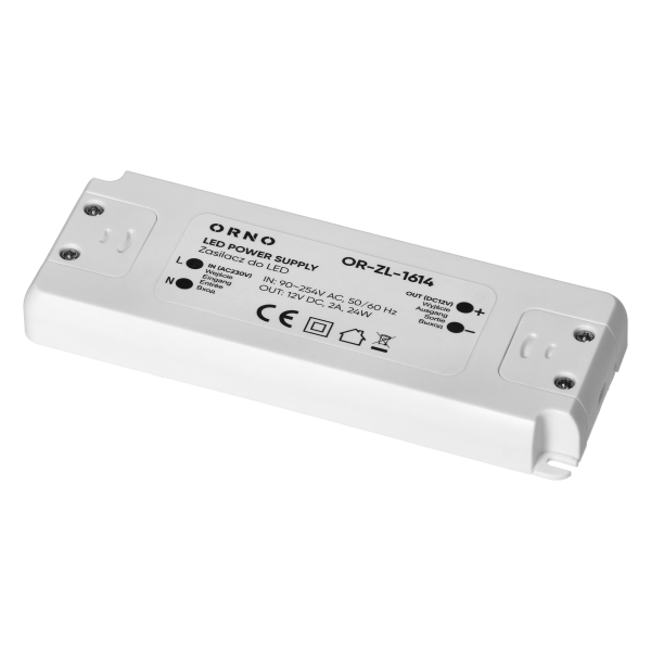 Zasilacz do LED 12VDC 24W, IP20