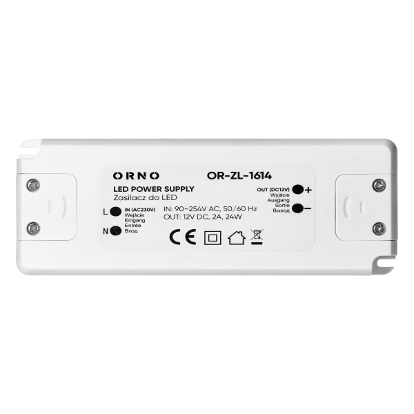 Zasilacz do LED 12VDC 24W, IP20