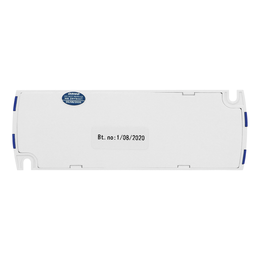 Flat power adaptor for LED, 12VDC 15W, IP20, height: 16.5mm