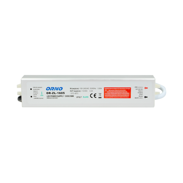 LED driver AC/DC 12V/50W, IP67