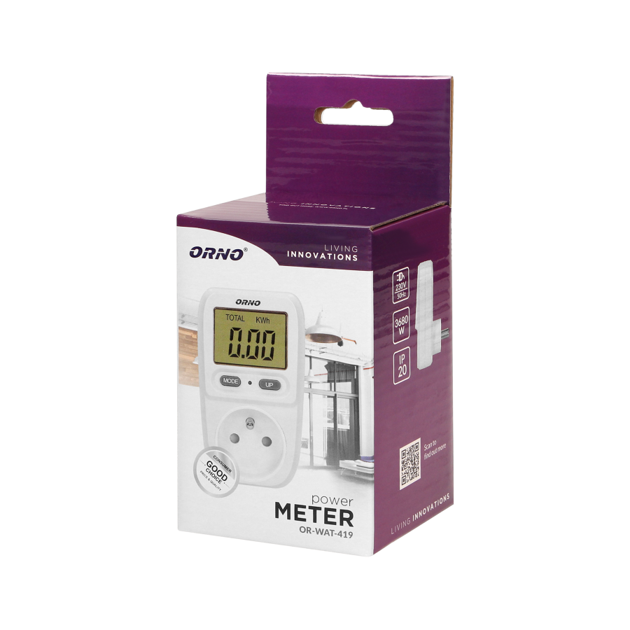 Power meter with LCD display