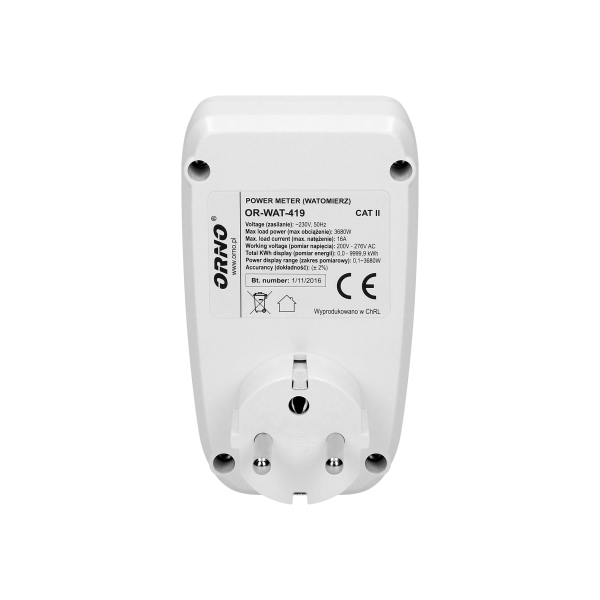 Power meter with LCD display