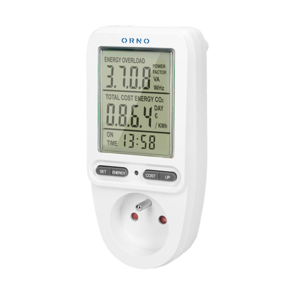 Watomierz, kalkulator energii z wyświetlaczem LCD