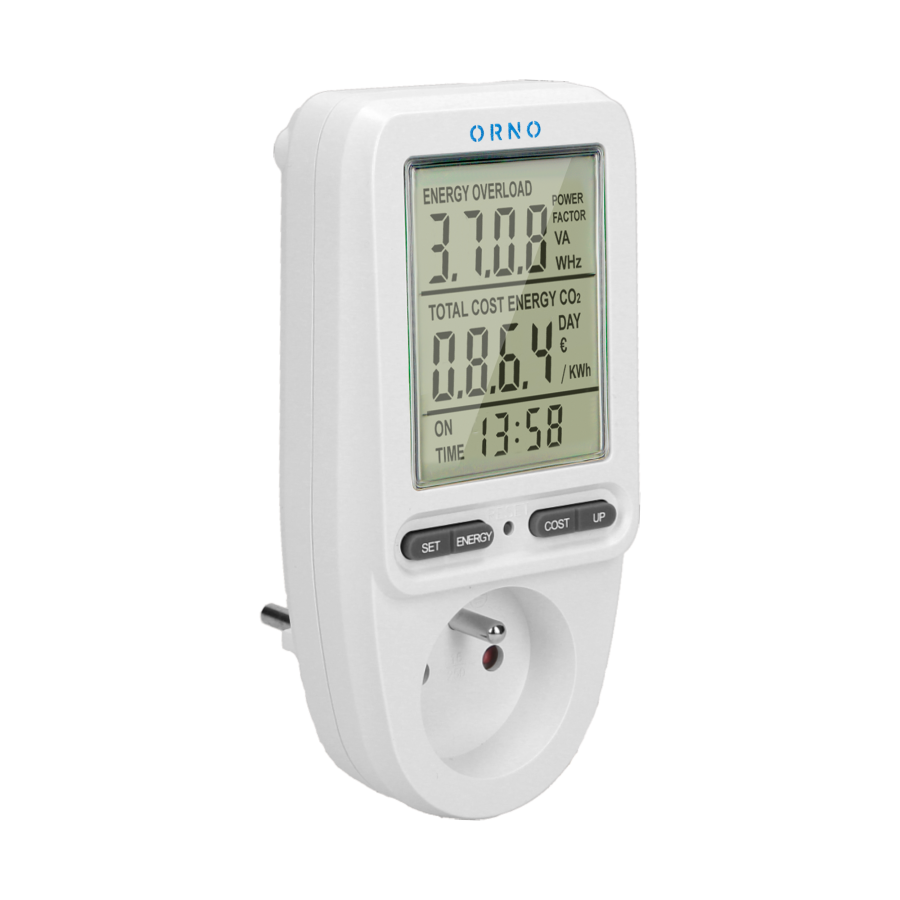 Energy calculator with LCD display