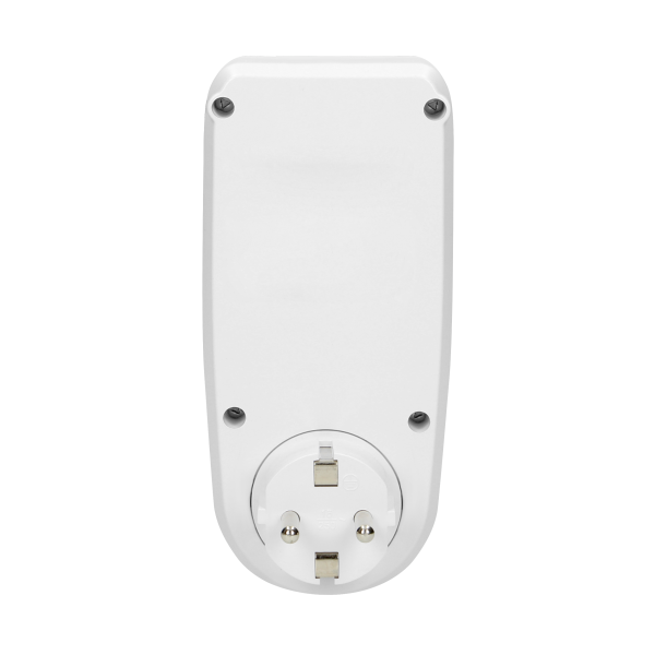 Energy calculator with LCD display, schuko