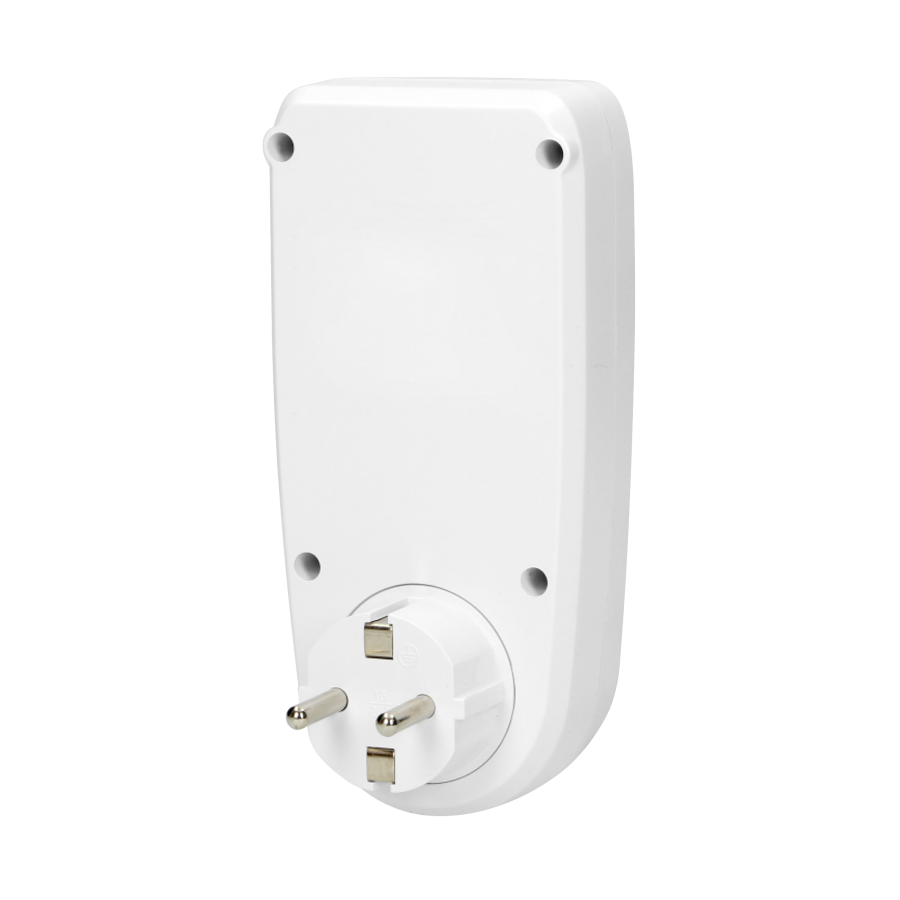 Watomierz, kalkulator energii z wyświetlaczem LCD, wersja schuko