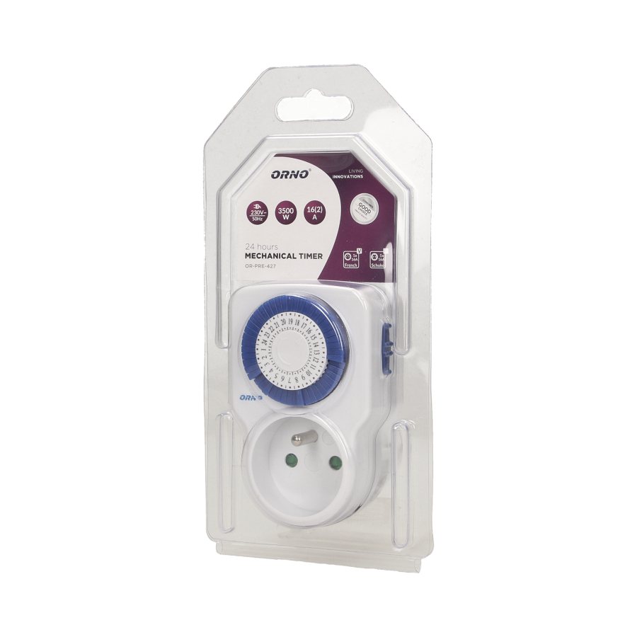 Mini 24 hours mechanical timer