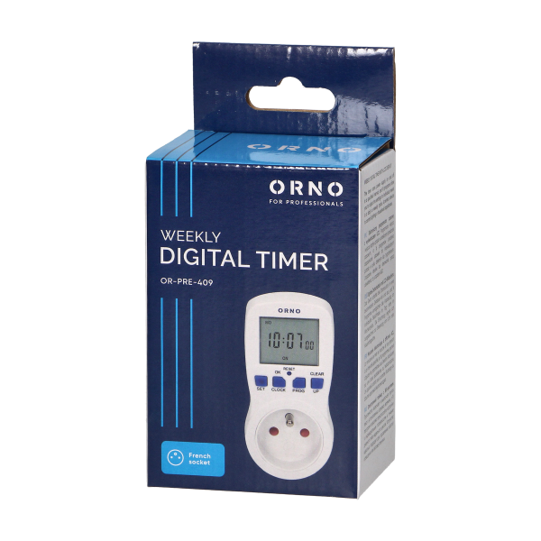 Weekly digital timer with LCD display