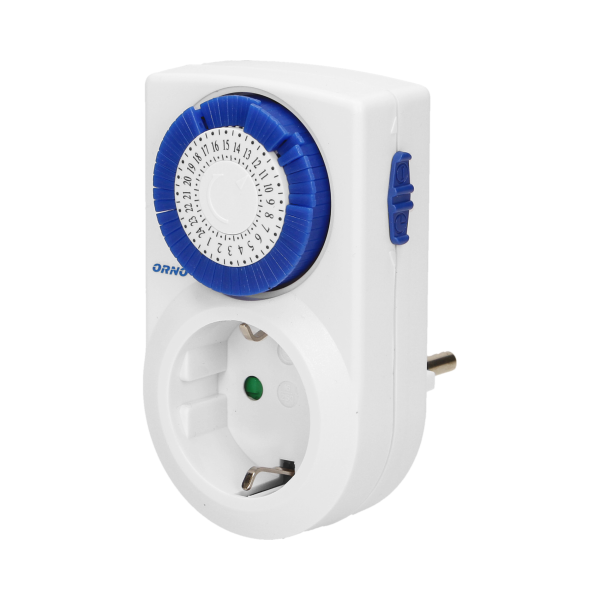 Programator czasowy mechaniczny, MINI, wersja schuko Programator czasowy mechaniczny, MINI, wersja schuko