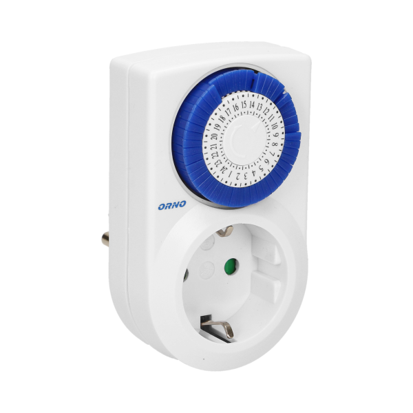 Mini 24 hours mechanical timer, schuko