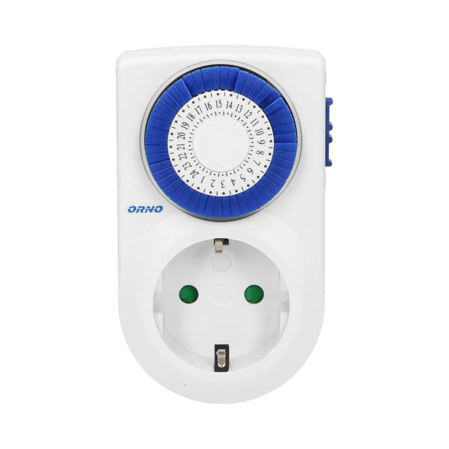 Mini 24 hours mechanical timer, schuko
