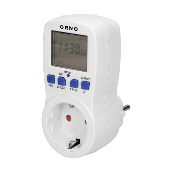 Elektroniczny programator czasowy, 16 programów, wersja schuko Elektroniczny programator czasowy, 16 programów, wersja schuko