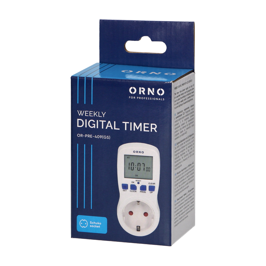 24 hours mechanical timer, schuko