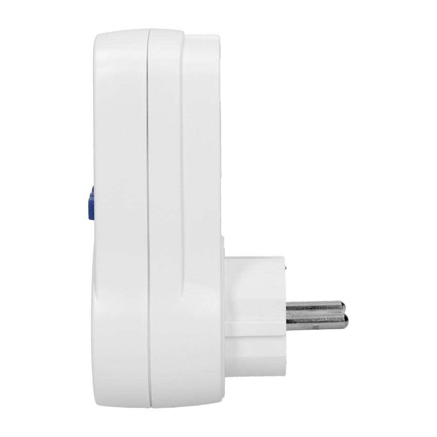 Elektroniczny programator czasowy, 16 programów, wersja schuko