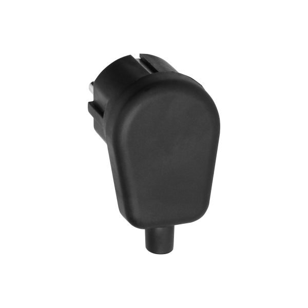 Dismountable angle plug, Uni-Schuko, black