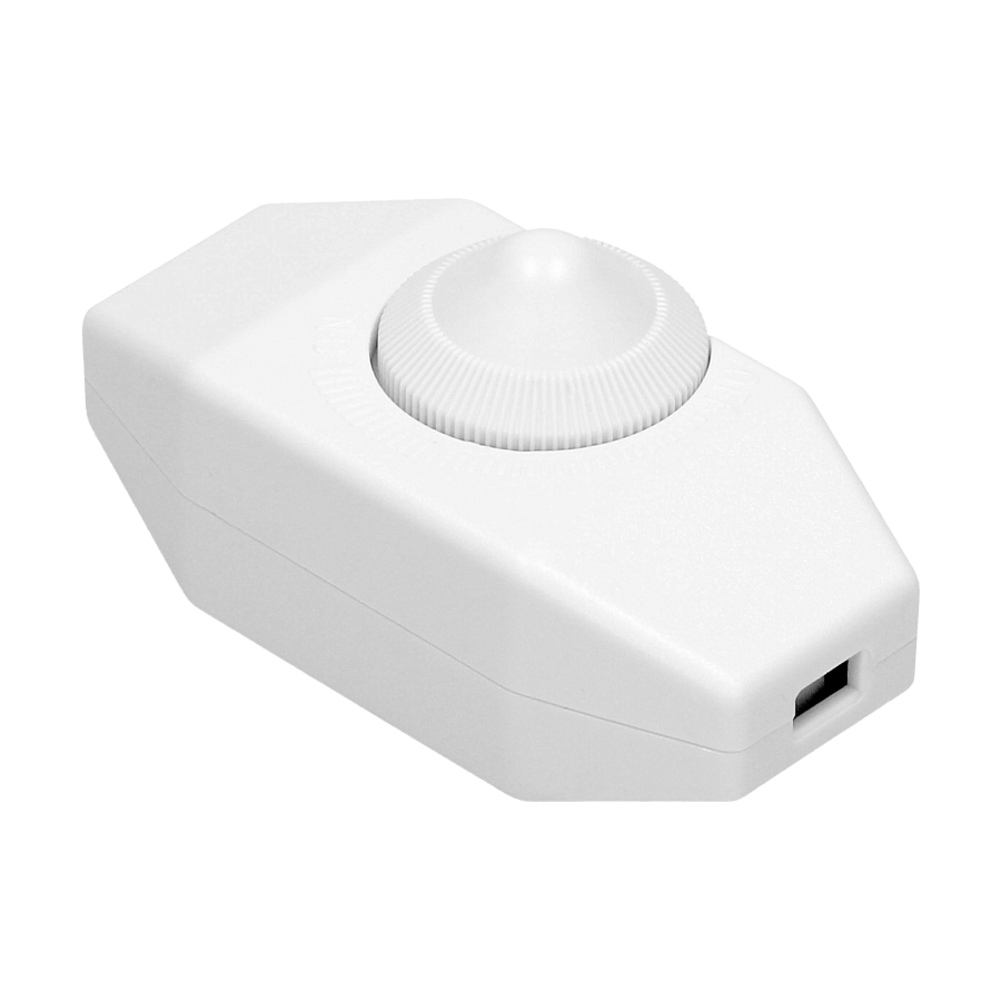 Inline dimmer, white