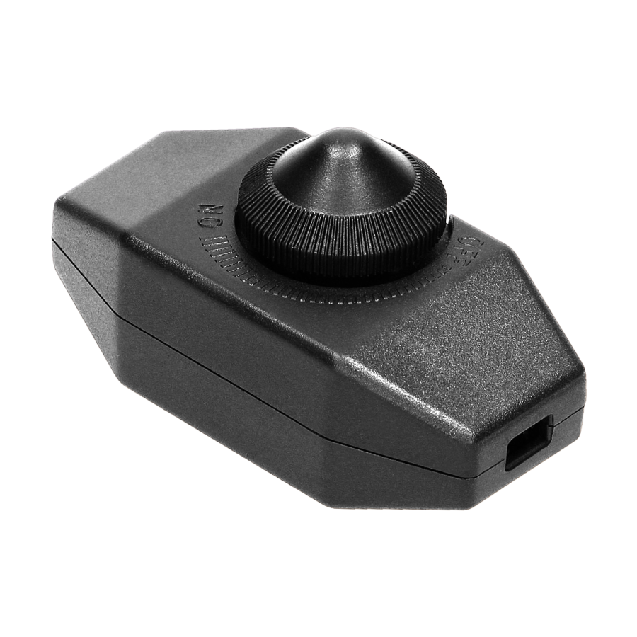 Ściemniacz nakablowy czarny