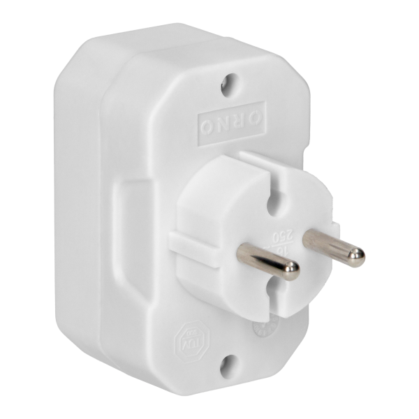 Socket splitter 4x2P euro, white