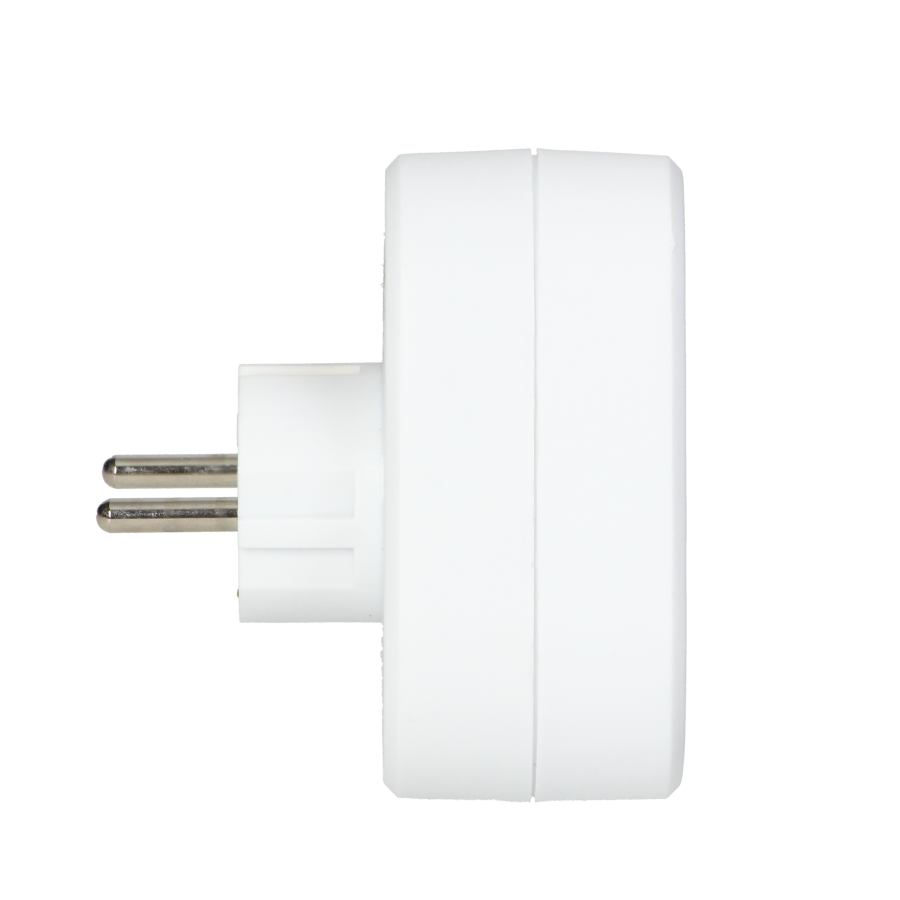 Triple splitter 3x2P+E (Schuko), white