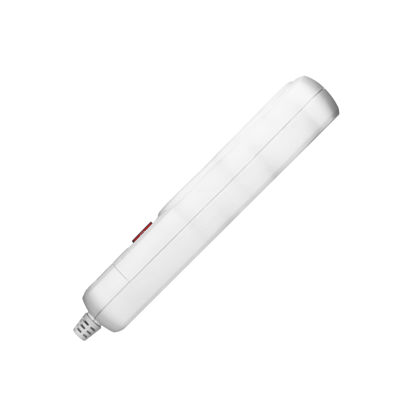 Multi-socket splitter 3x2P+E with central switch, white