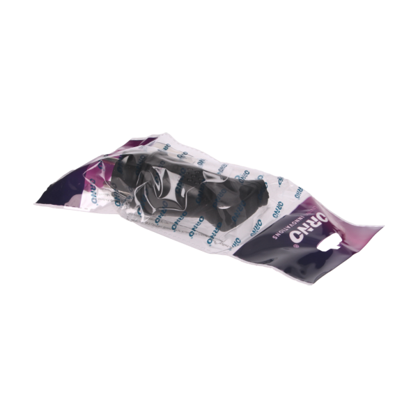 Bryzgoszczelna wtyczka gumowa Uni-schuko z uchwytem, IP44, czarna