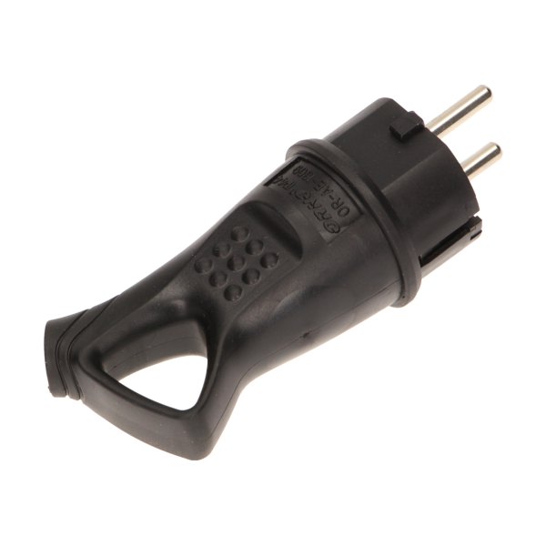 Rubber plug with handle