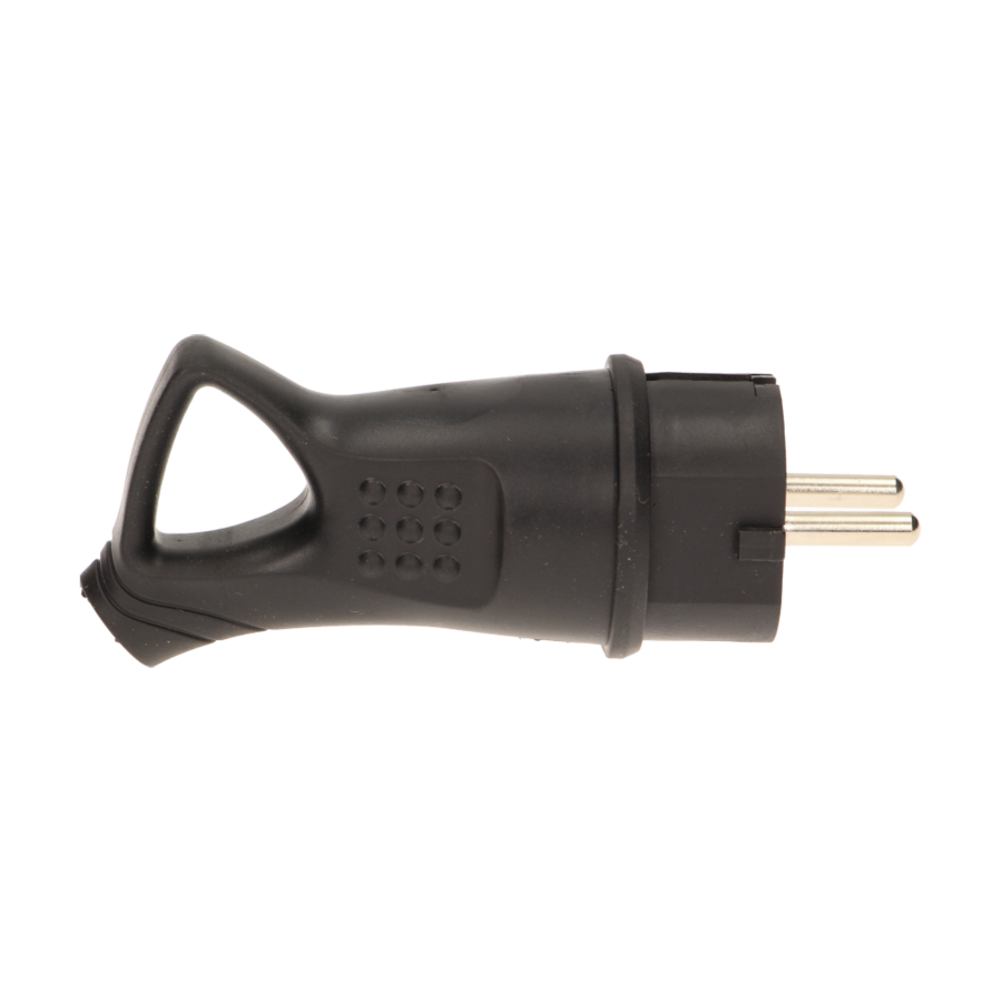 Rubber plug with handle