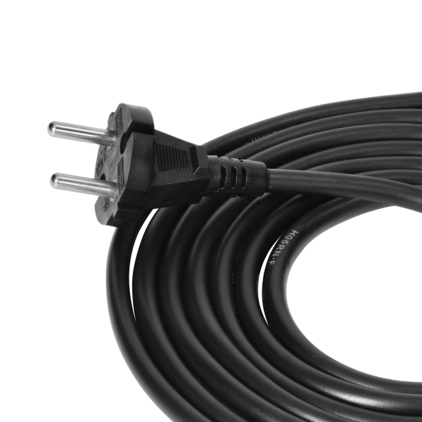 Connection cable, rubber plug, 2x1mm2, 3m