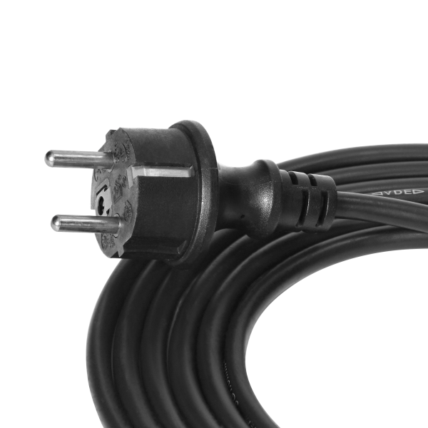 Connection cable, rubber plug, 3x1mm2, 3m