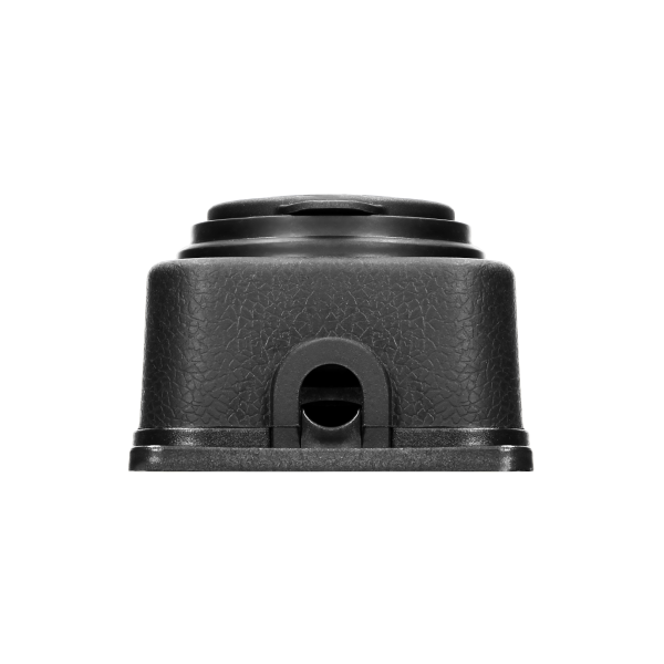 Heavy-duty extension socket, rubber, IP44, 1 socket, flame-resistant casing