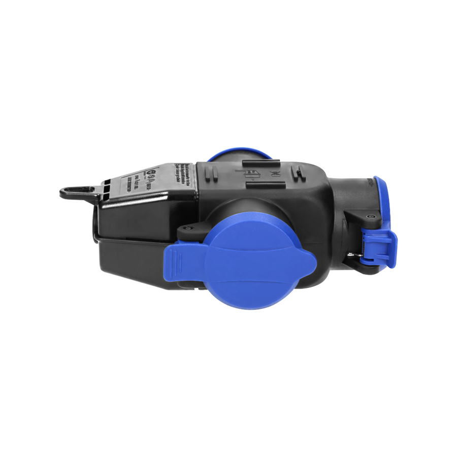 Triple socket outlet, schuko