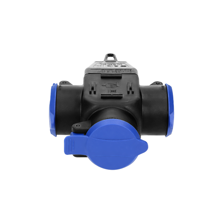 Triple socket outlet, schuko