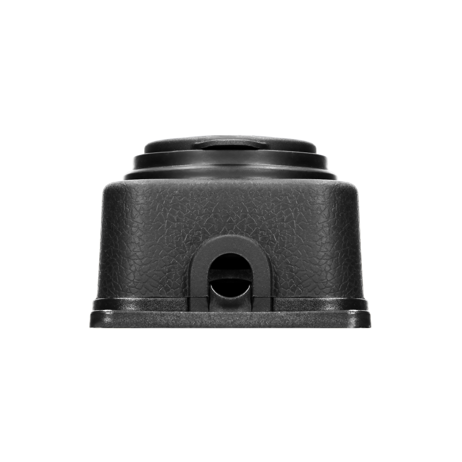 Heavy-duty extension socket, rubber, IP44, 1 schuko socket, flame-resistant casing