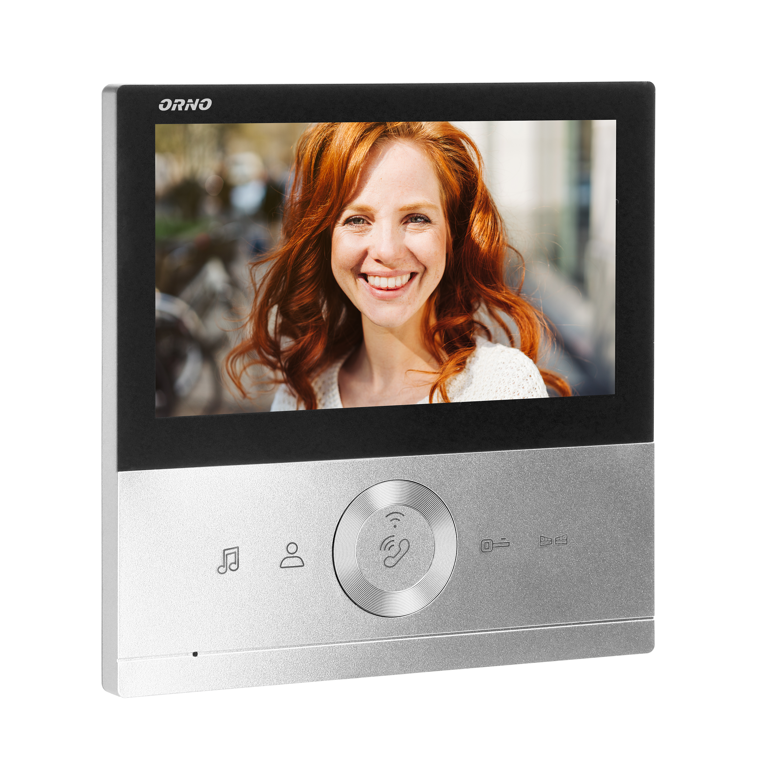 CONESSI Full HD video doorphone set, handset-free, with a colour monitor  7”, cardproximity tags, operation via Tuya application | ORNO POLSKA -  Living innovations